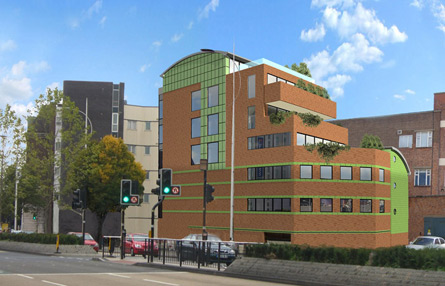 Spencer Street without buildings